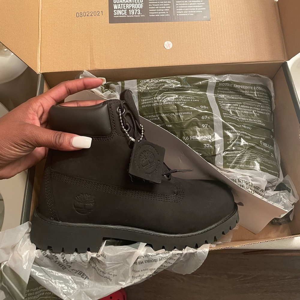 Brand New Black Timberland Boots